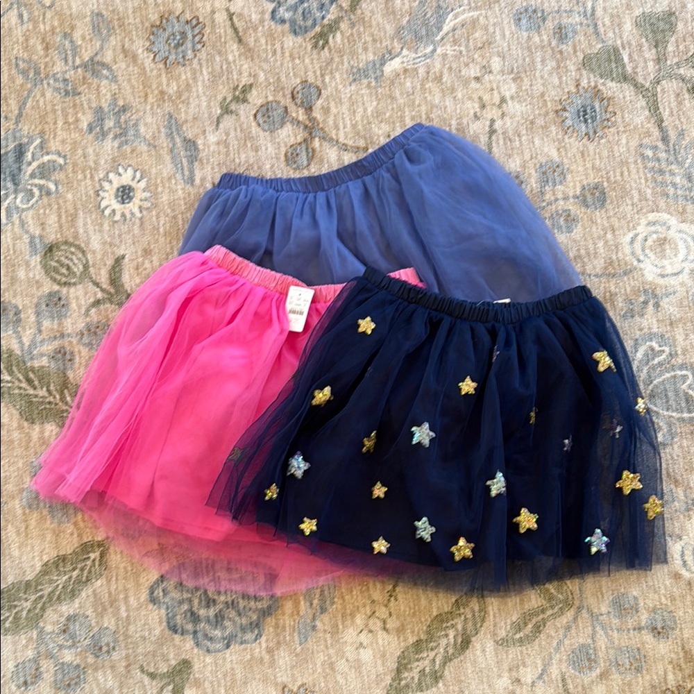 J. Crew Kids Tulle Skirts - Pink, Blue, and Navy